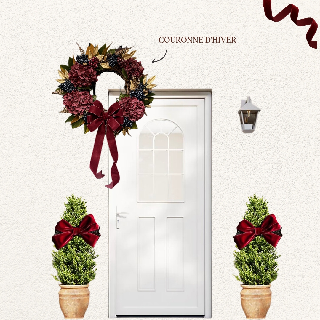 couronne de porte pour noel